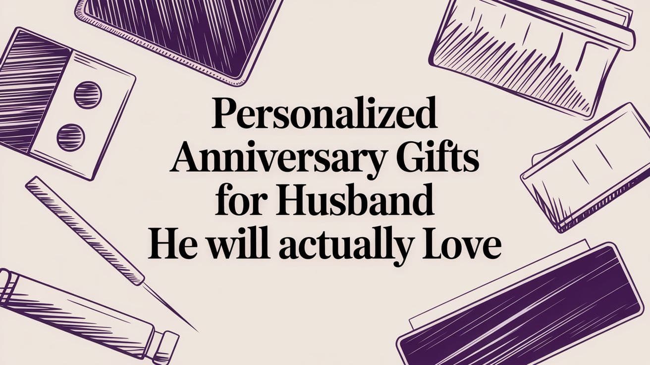Personalized Anniversary Gifts for Husband He Will Actually Love