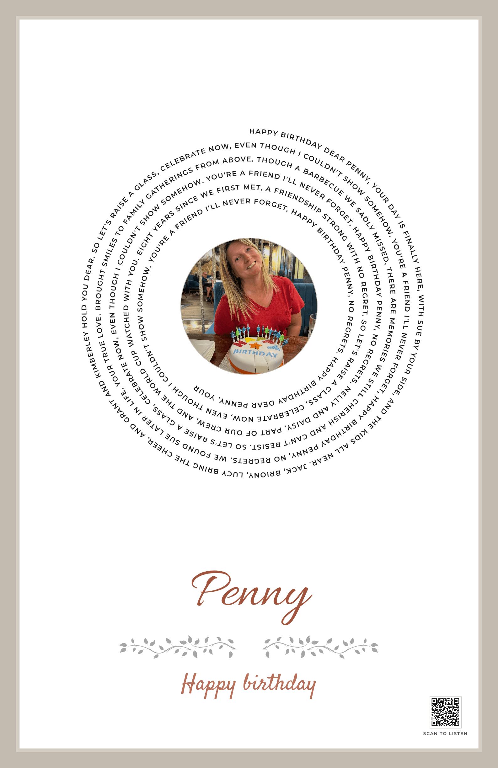 Raise a Glass for Penny