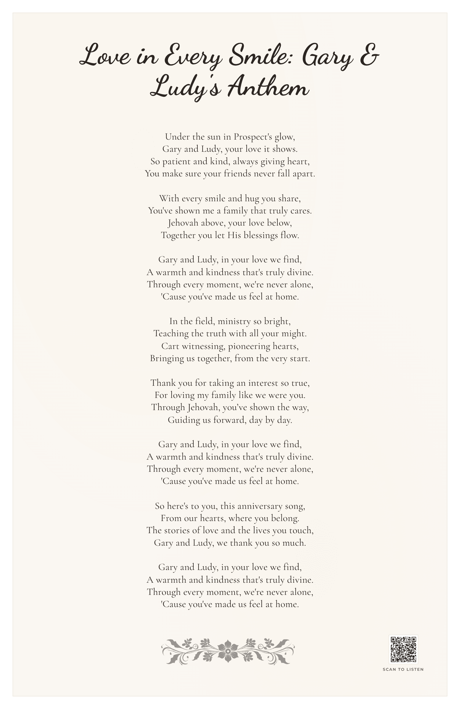 Love in Every Smile: Gary & Ludy's Anthem